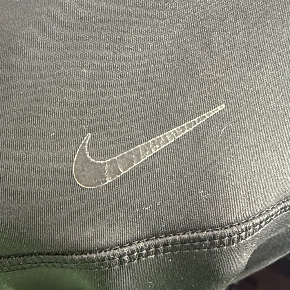Nike Dri Fit Black Pull On Pants Womens L Low Rise Athletic Active Sweats - Picture 9 of 12